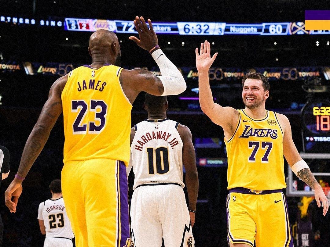 胜掘金豪取5连胜!当41岁詹姆斯拼命防守,这样的湖人西部谁不怕